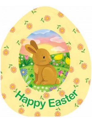 Happy Easter - An Easter Egg-Shaped Board Book