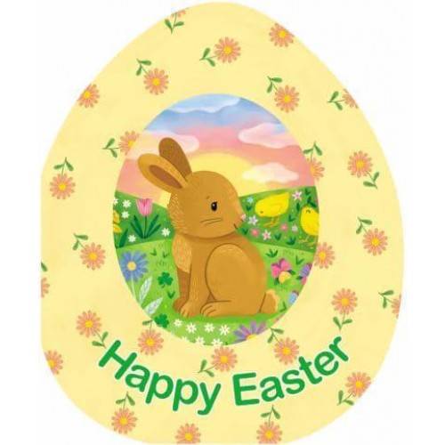 Happy Easter - An Easter Egg-Shaped Board Book