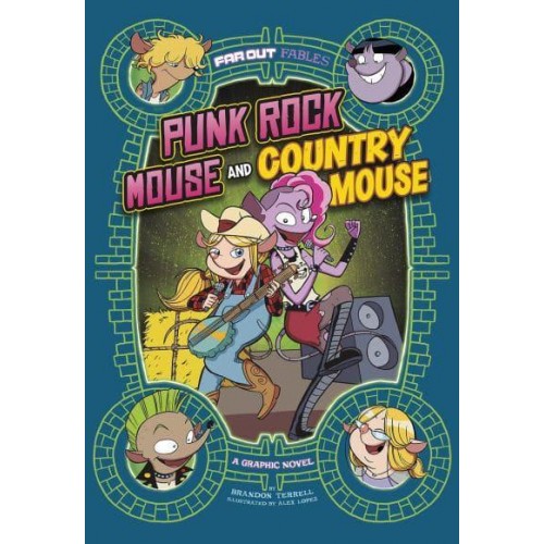 Punk Rock Mouse and Country Mouse A Graphic Novel - Far Out Fables