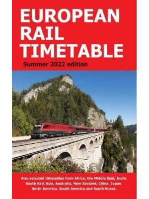 European Rail Timetable Summer 2022