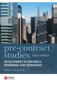 Pre-Contract Studies Development Economics, Tendering and Estimating