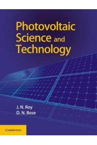 Photovoltaic Science and Technology