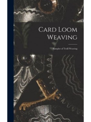 Card Loom Weaving Sampler of Twill Weaving