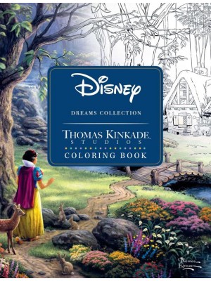 Disney Dreams Collection Thomas Kinkade Studios Coloring Book