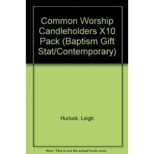Baptism Candleholders Contemporary (Pack of 10)