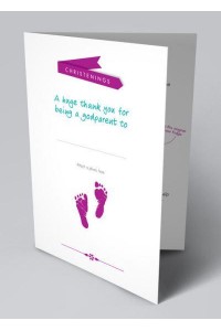 Greetings Card for Godparents (Pack of 10)