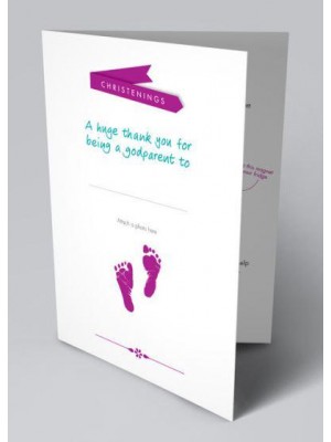 Greetings Card for Godparents (Pack of 10)