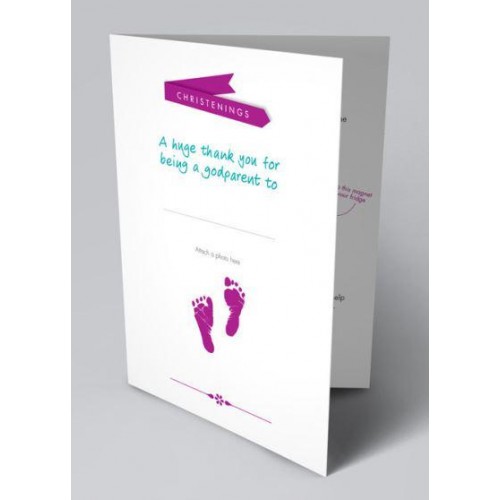 Greetings Card for Godparents (Pack of 10)