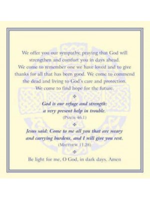 Funeral Prayer Cards