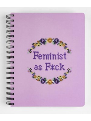 Feminist as F*ck Notebook - Cross-Stitch Notebooks