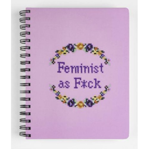 Feminist as F*ck Notebook - Cross-Stitch Notebooks