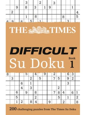 Difficult Su Doku - The Times Su Doku