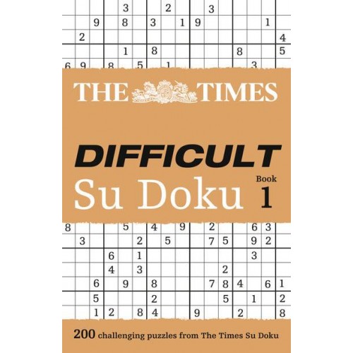 Difficult Su Doku - The Times Su Doku