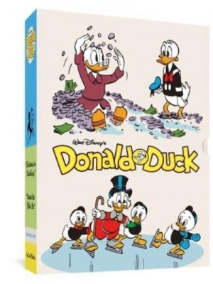 Walt Disney's Donald Duck Gift Box Set Christmas in Duckburg & Under the Polar Ice Vols. 21 & 23 - Complete Carl Barks Disney Library