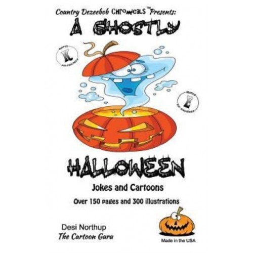 A Ghostly Halloween -- Jokes and Cartoons In Black + White