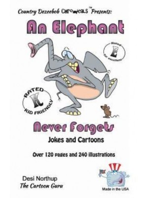 Elephant 1 -- Twinkle Toes -- Jokes and Cartoons In Black + White