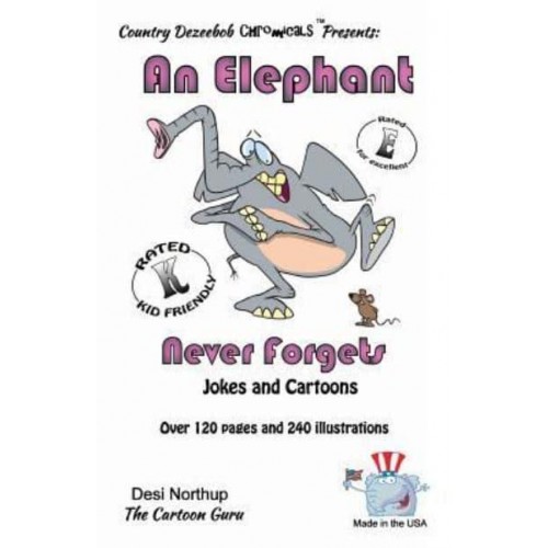 Elephant 1 -- Twinkle Toes -- Jokes and Cartoons In Black + White