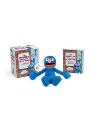 Sesame Street: The Monster at the End of This Book Includes Illustrated Book and Grover Backpack Clip - RP Minis