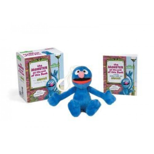Sesame Street: The Monster at the End of This Book Includes Illustrated Book and Grover Backpack Clip - RP Minis