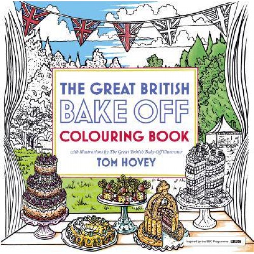 Great British Bake Off Colouring Book With Illustrations From The Series
