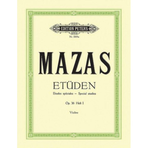 Studies Op. 36 for Violin -- Études Spéciales Nos. 1-30 - Edition Peters