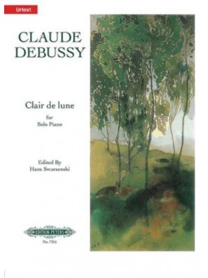 Clair De Lune from Suite Bergamasque for Piano Urtext, Sheet - Edition Peters