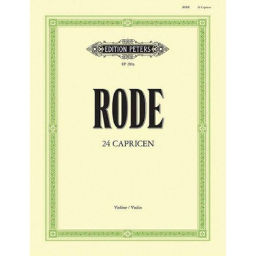 24 Caprices (In the Form of Etudes) for Violin - Edition Peters