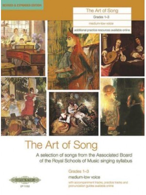The Art of Song, Grades 1-3 (Medium/Low Voice) A Selection of Songs from the Abrsm Syllabus - Edition Peters