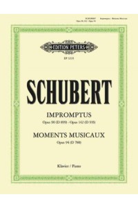 Impromptus and Moments Musicaux for Piano - Edition Peters