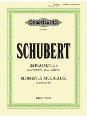 Impromptus and Moments Musicaux for Piano - Edition Peters