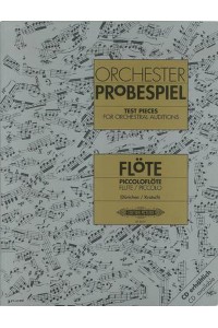 Test Pieces for Orchestral Auditions -- Flute, Piccolo Sheet - Edition Peters
