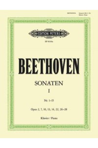 Piano Sonatas -- Nos. 1-15 - Edition Peters