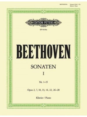Piano Sonatas -- Nos. 1-15 - Edition Peters