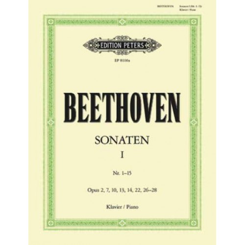 Piano Sonatas -- Nos. 1-15 - Edition Peters