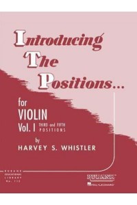 Introducing the Positions for Violin Volume 1 - Third and Fifth Position