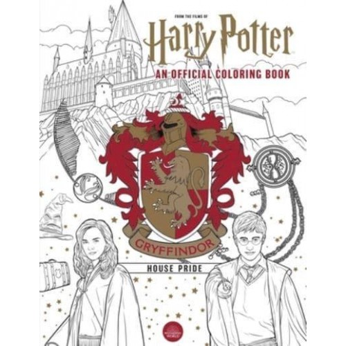 Harry Potter: Gryffindor House Pride: The Official Coloring Book (Gifts Books for Harry Potter Fans, Adult Coloring Books) - Harry Potter