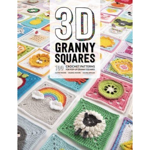 3D Granny Squares 100 Crochet Patterns for Pop-Up Granny Squares
