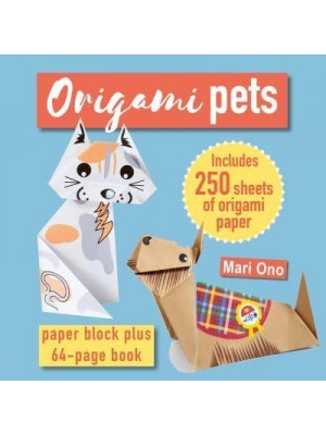 Origami Pets Paper Block Plus 64-Page Book