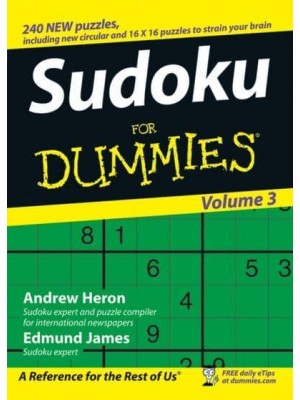 Sudoku For Dummies, Volume 3