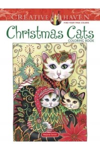 Creative Haven Christmas Cats Coloring Book - Creative Haven