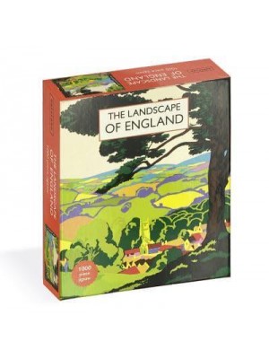 Brian Cook's Landscape of England Jigsaw 1000-Piece Jigsaw