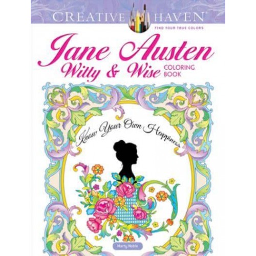 Creative Haven Jane Austen Witty & Wise Coloring Book - Creative Haven