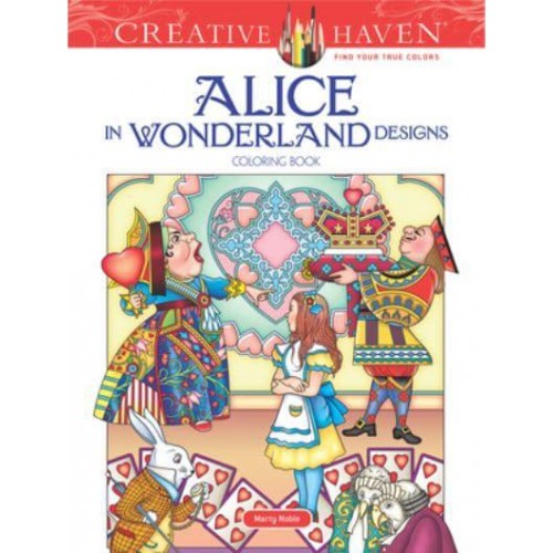 Creative Haven Alice in Wonderland Designs Coloring Book - Creative Haven