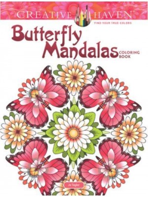 Creative Haven Butterfly Mandalas Coloring Book - Creative Haven