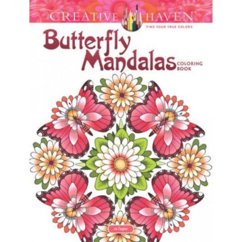 Creative Haven Butterfly Mandalas Coloring Book - Creative Haven