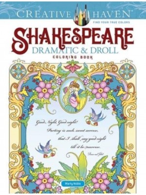 Creative Haven Shakespeare Dramatic & Droll Coloring Book - Creative Haven