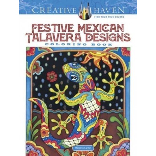 Creative Haven Festive Mexican Talavera Designs Coloring Book - Creative Haven