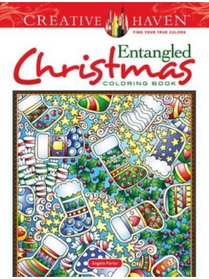 Creative Haven Entangled Christmas Coloring Book - Creative Haven