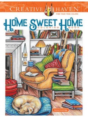 Creative Haven Home Sweet Home Coloring Book - Creative Haven