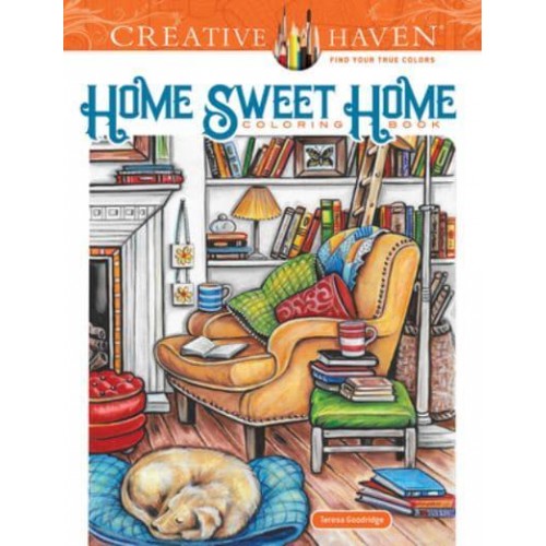 Creative Haven Home Sweet Home Coloring Book - Creative Haven